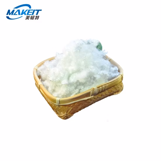 PSF 1.5D-25D recyclé/blanc vierge/fibre discontinue de polyester pour animaux de compagnie noir